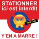 Flyer "interdiction de stationner" vendus par 1000