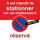 Flyers interdiction de stationner car réservé vendus par 1000