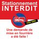 Flyers "demande de mise en fourrière" par 5000