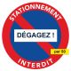 stickers pour voitures mal garées