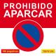 PROHIBIDO APARCAR. Autocollants de stationnement interdit