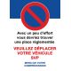 Grands autocollants de stationnement Interdit pour voitures mal garées