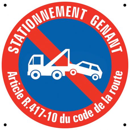 ▷ Panneau Stationnement Interdit - R25