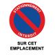 Flyers "Stationnement interdit sur cet emplacement" par 50 ou plus. Format A5