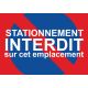 Flyers "Stationnement interdit sur cet emplacement" par 50 ou plus. 9 x 13 cm