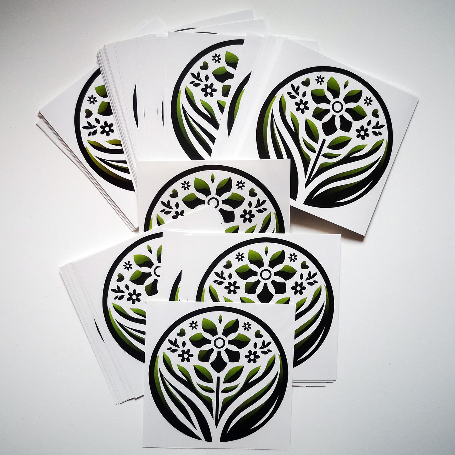 Sticker Autocollant Nature Écologie Forêt Verte Camping - FPG101 - Fabriqué France