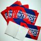 petit Sticker stationnement interdit
