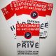 Autocollants stationnement interdit parking privé.
