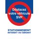 Autocollants dissuasifs pour mauvais stationnement