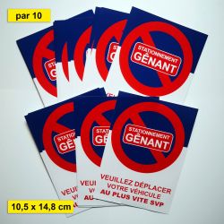 Autocollants Stationnement Gênant