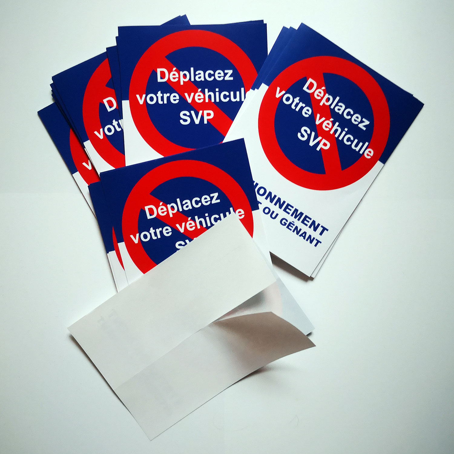 Autocollants stationnement abusif