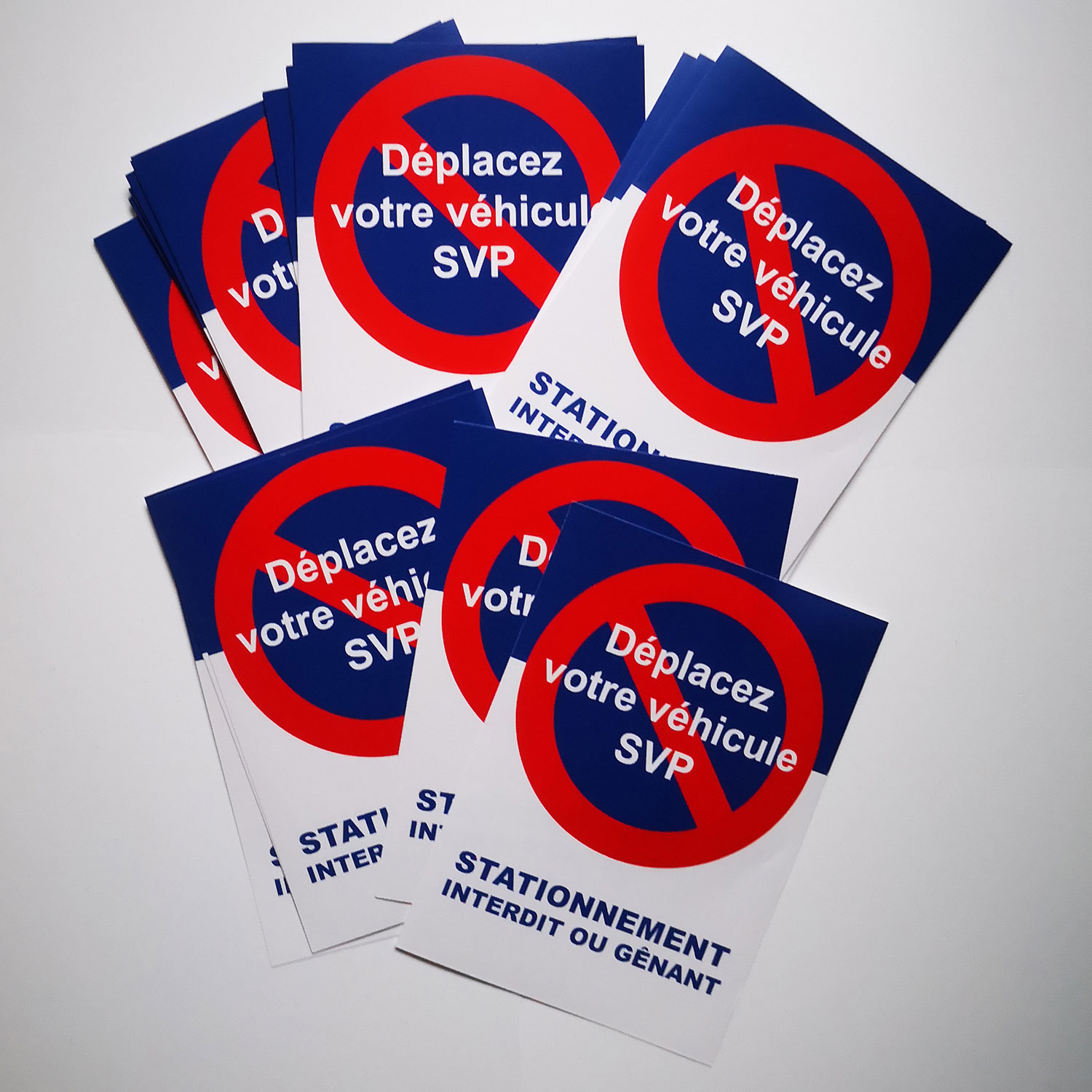 Autocollants pour mauvais stationnement