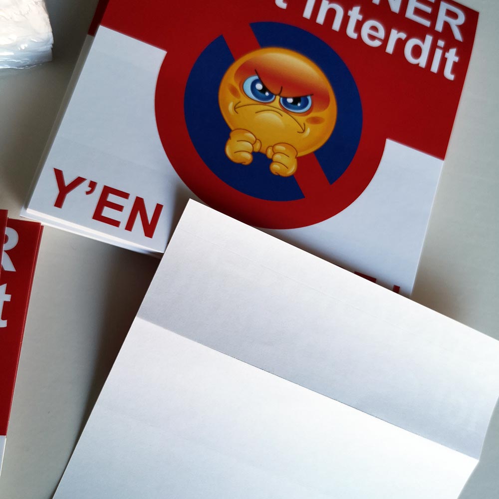autocollant interdit de stationner