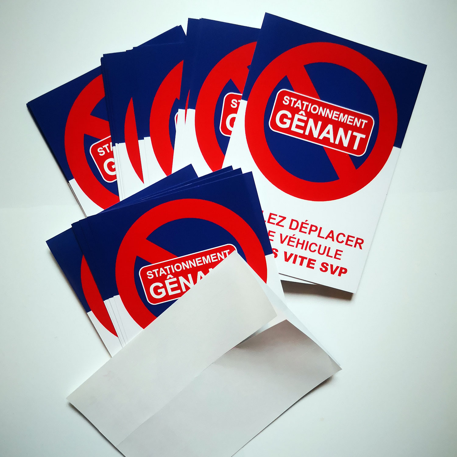 Autocollants pour mauvais stationnements