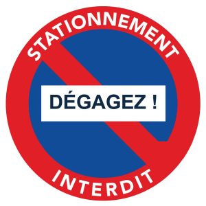 Autocollants pour voitures mal garées